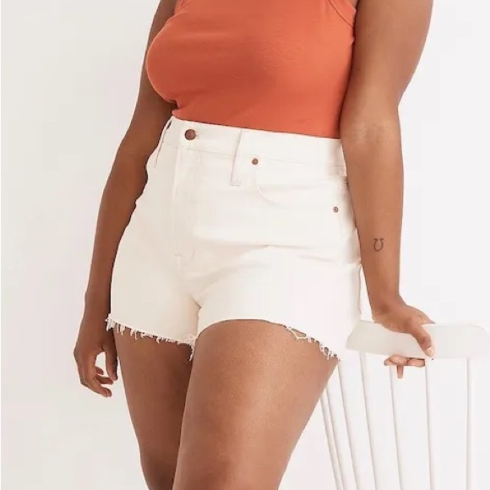 Madewell The Perfect Jean Short in Vintage Canvas Wash - 32